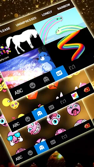 Gold Ramadan Keyboard Theme Screenshot 3