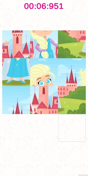 Princess Swap Puzzle - Tile Pu Screenshot 0