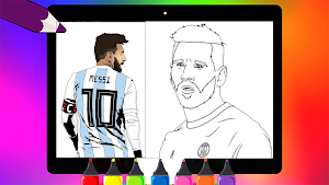 Coloring Football Players Screenshot 1