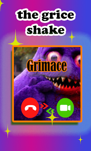 Grimace Shake scary is calling Screenshot 2