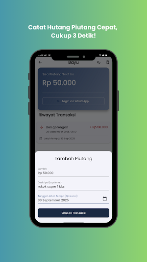 Kasbonin – Buku Kasbon UMKM Screenshot 1
