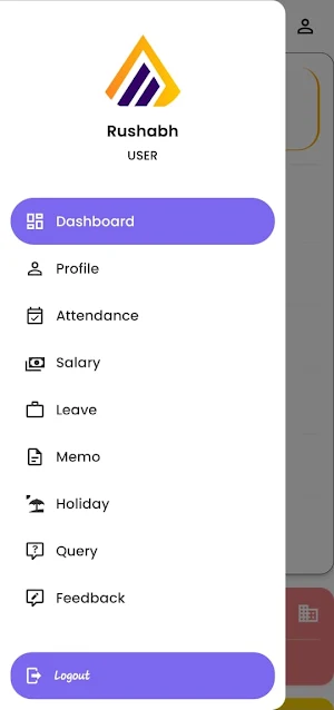 PjSoftTech Employee Portal Screenshot 2
