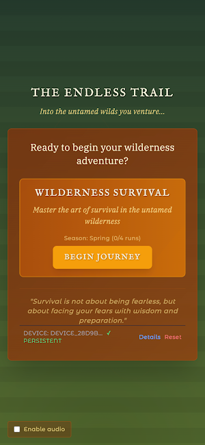 The Endless Trail Screenshot 0