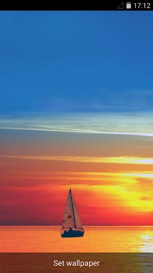 Ship on the Sea Live Wallpaper Screenshot 1