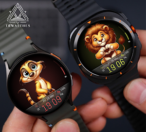 Cartoon Animals Watch Face Screenshot 1
