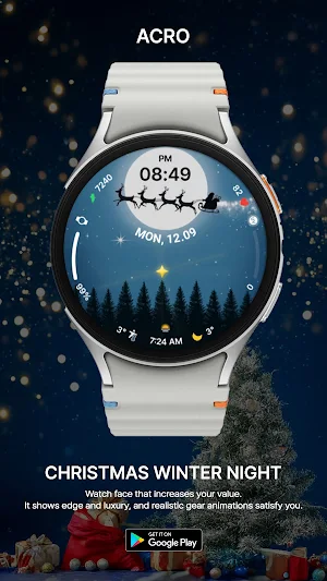 ACRO Christmas Winter Night Screenshot 2