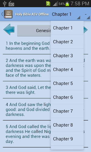 Holy Bible ASV Offline Screenshot 2