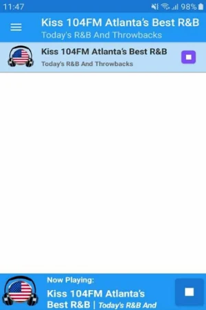 Kiss 104FM Atlanta’s Best R&B Radio App USA Free Screenshot 0