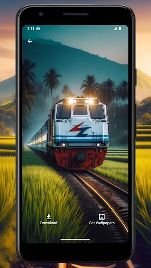 Wallpaper Kereta Api Indonesia Screenshot 0