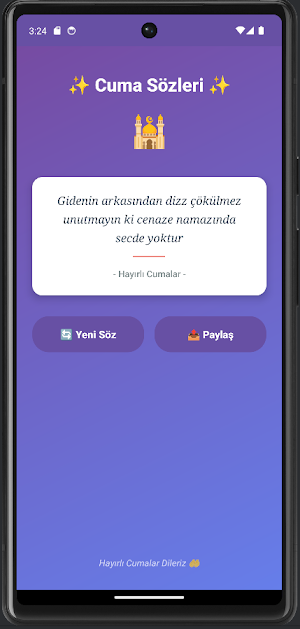 Cuma Sözleri - Hayırlı Cumalar Screenshot 0