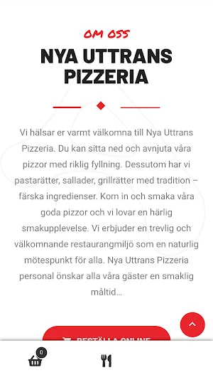 Uttrans Pizzeria Screenshot 1