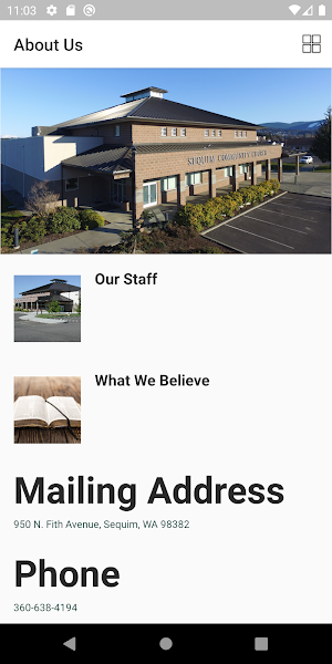 Sequim Community Church Screenshot 1