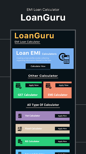 LoanGuru : EMI Loan Calculator Screenshot 1