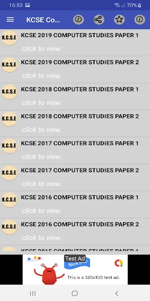Kcse computer studies: papers Screenshot 0