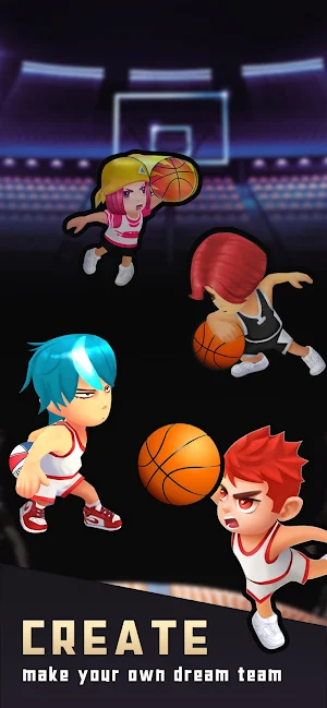 Basketball Game - 3v3 Dunk Screenshot 0