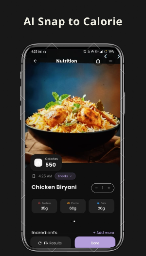 CalJin AI - Calorie Tracker Screenshot 3