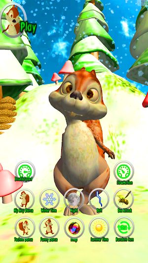 Slice It & Talk: Squirrel Fun Screenshot 3