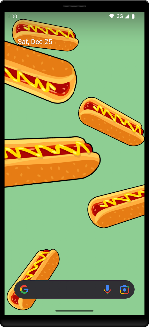 Hot Dogs Live Wallpaper Screenshot 3