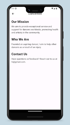 DanceWell Screenshot 1