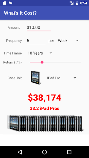 What's It Cost? Screenshot 0