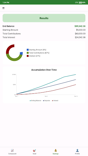 Personal Investment Calculator Screenshot 2