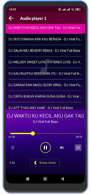 Dj Waktu Ku Kecil Remix Viral Screenshot 3