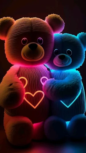 Neon Animals Wallpapers Screenshot 2