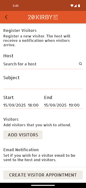 20 Kirby Street Screenshot 2