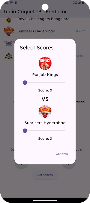 India Criquet Predictor Screenshot 0