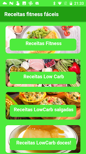 Receitas fitness e low carb Screenshot 0
