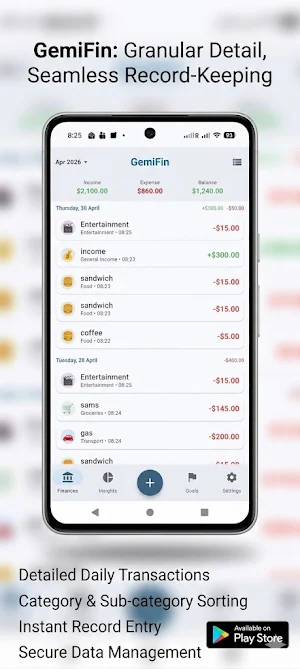 Gemifin: AI Budget Planner Screenshot 0