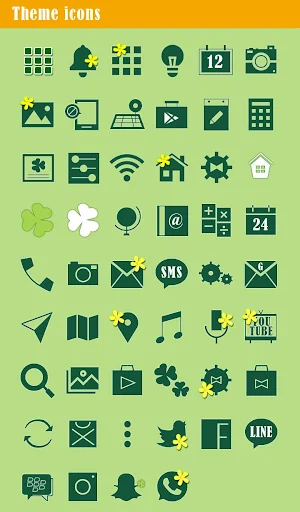 Shamrock Clovers Theme +HOME Screenshot 3