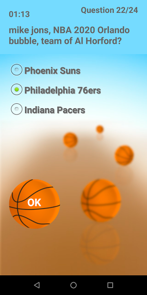 Trivi Basketball Quiz Game Screenshot 0