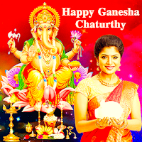 Ganesh Chaturthi photo frame 2021 : Dp Maker
