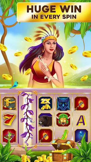 Slots - Blue Diamond Casino Jackpot Party Screenshot 0