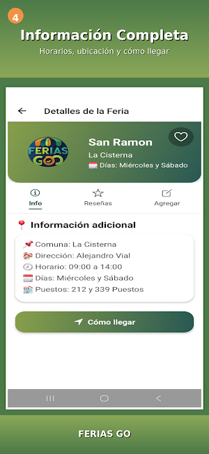 Ferias Go Screenshot 0