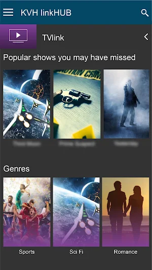 KVH linkHUB Screenshot 1