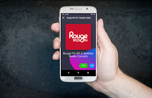Rouge FM 107.5 Quebec Radio Canada Free Online App Screenshot 0