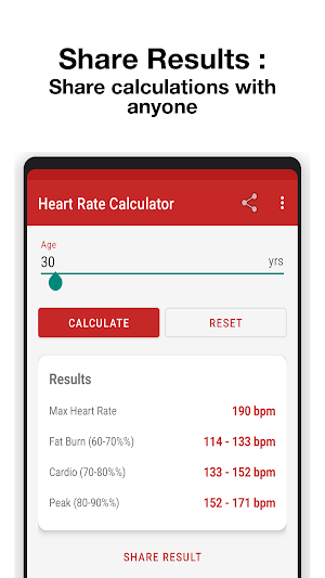 Heart Rate Calculator Screenshot 3