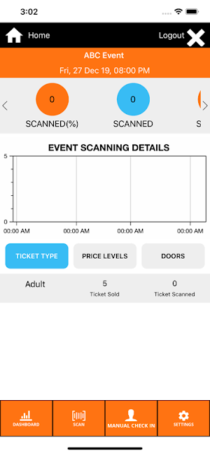 TicketSearch Scanning App Screenshot 2