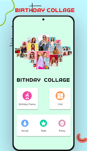 Birthday Collage Maker Screenshot 0