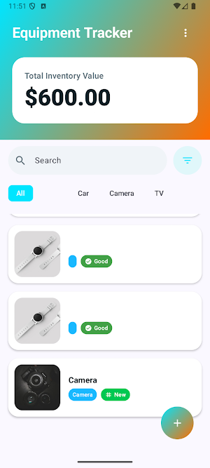 Equipment Tracker Screenshot 3