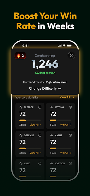 Runout PLO Trainer - Poker Ed Screenshot 2