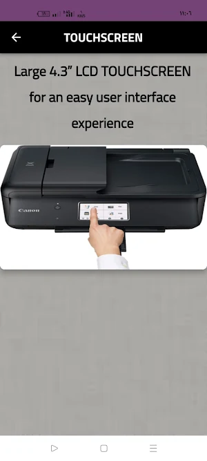 Canon TR8620a guide Screenshot 0