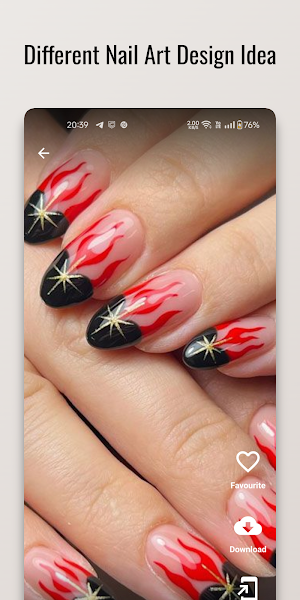 Retro Splash Nail Art Design Screenshot 0