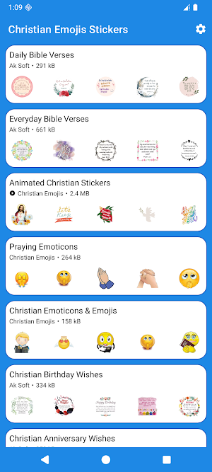 Christian Emojis Stickers Screenshot 1
