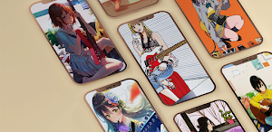 Guitar n Girl Wallpaper & Live Screenshot 0