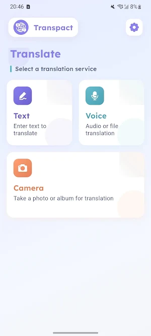 Transpact - AI translates Screenshot 0