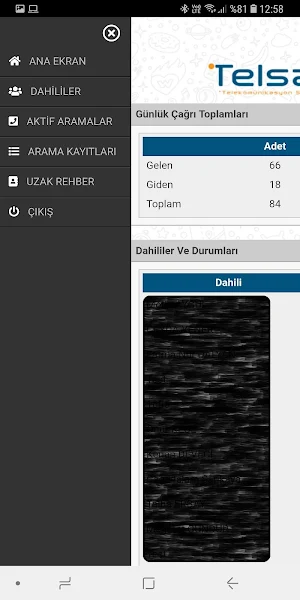 iexPBX Canlı Panel Screenshot 3