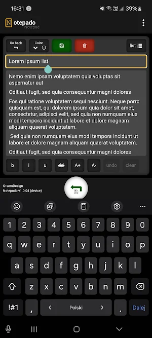 Notepado - Your Notepad Screenshot 3